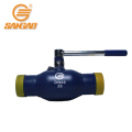 fully welded mountable ball valve